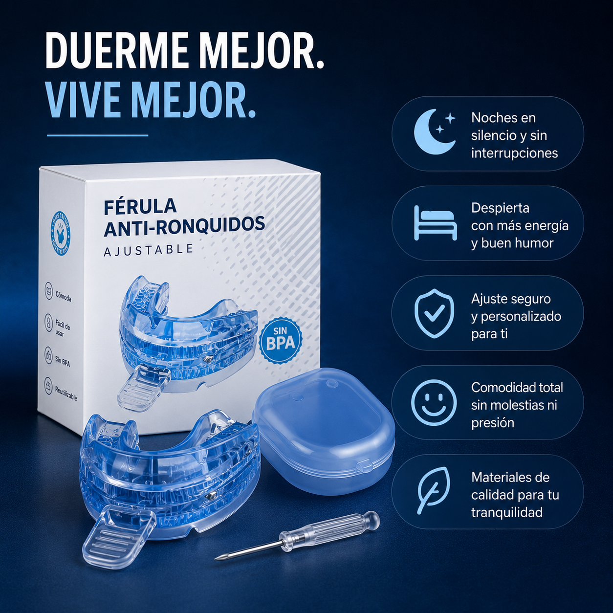 SleepQuiet™ – Recupera tus noches