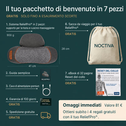 ReliefPro® – Dispositivo per massaggio 3 in 1
