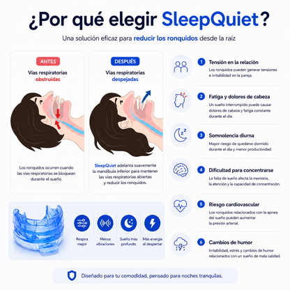SleepQuiet™ – Recupera tus noches