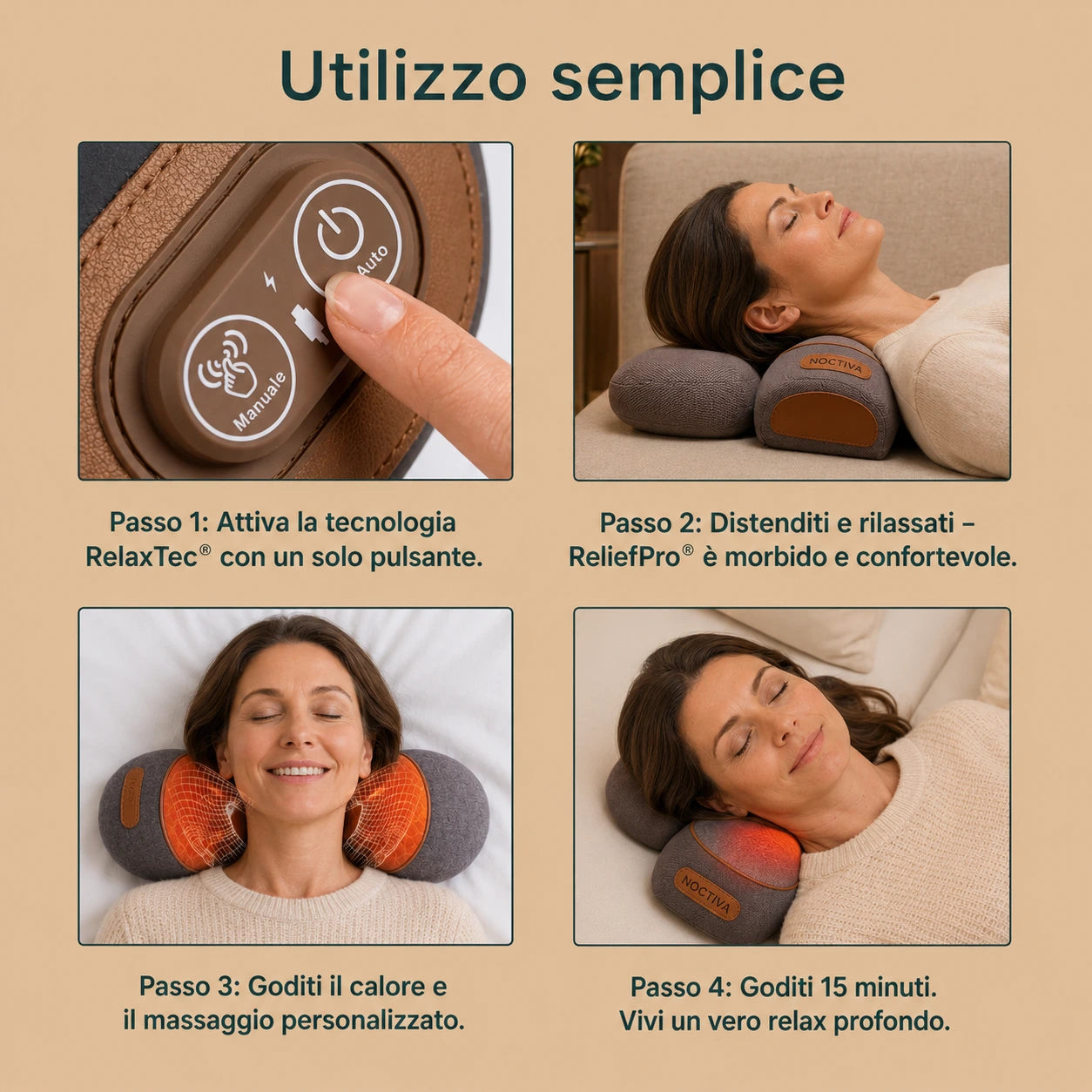 ReliefPro® – Dispositivo per massaggio 3 in 1