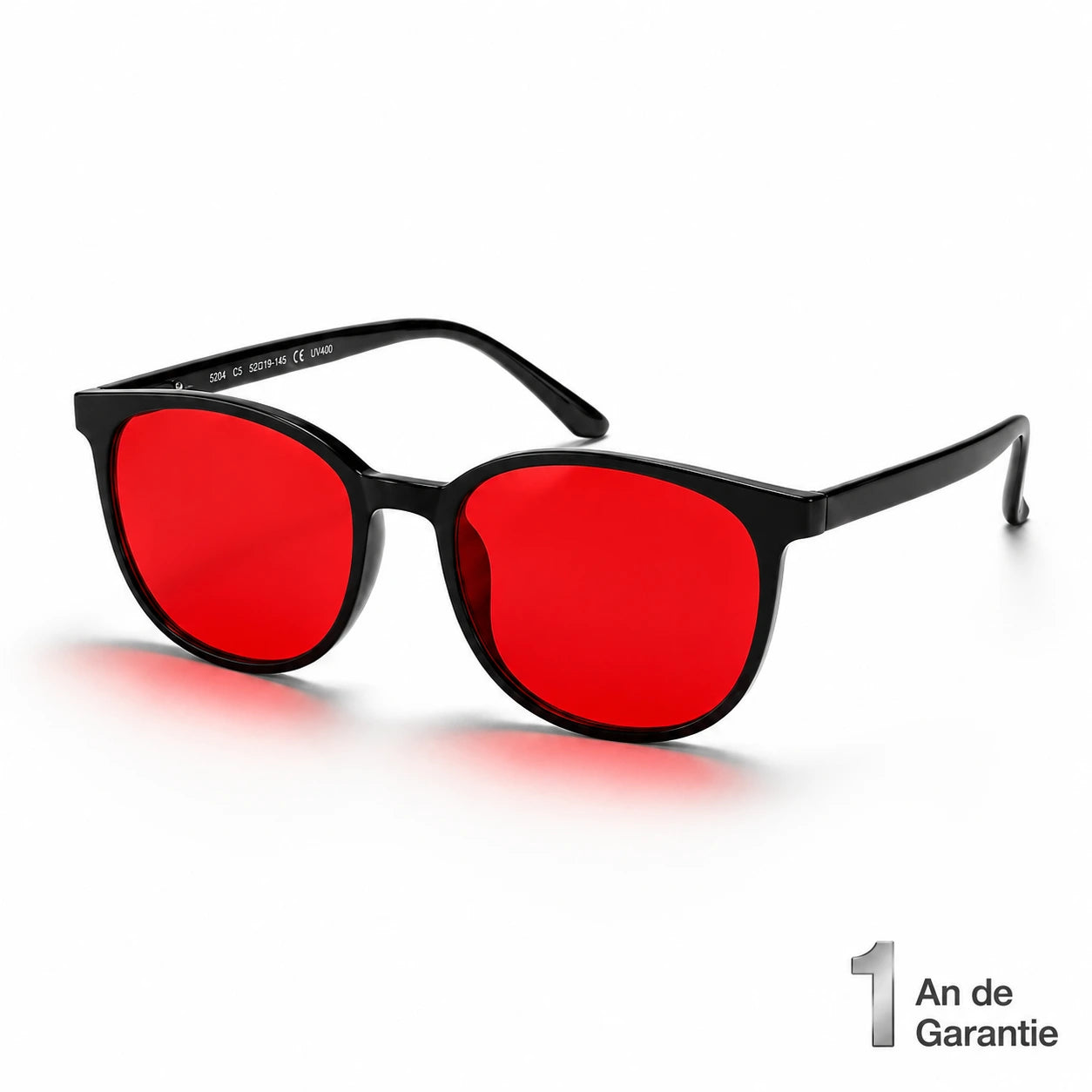 NightFlow™ Lunettes anti-lumière bleue unisexes à verres rouges