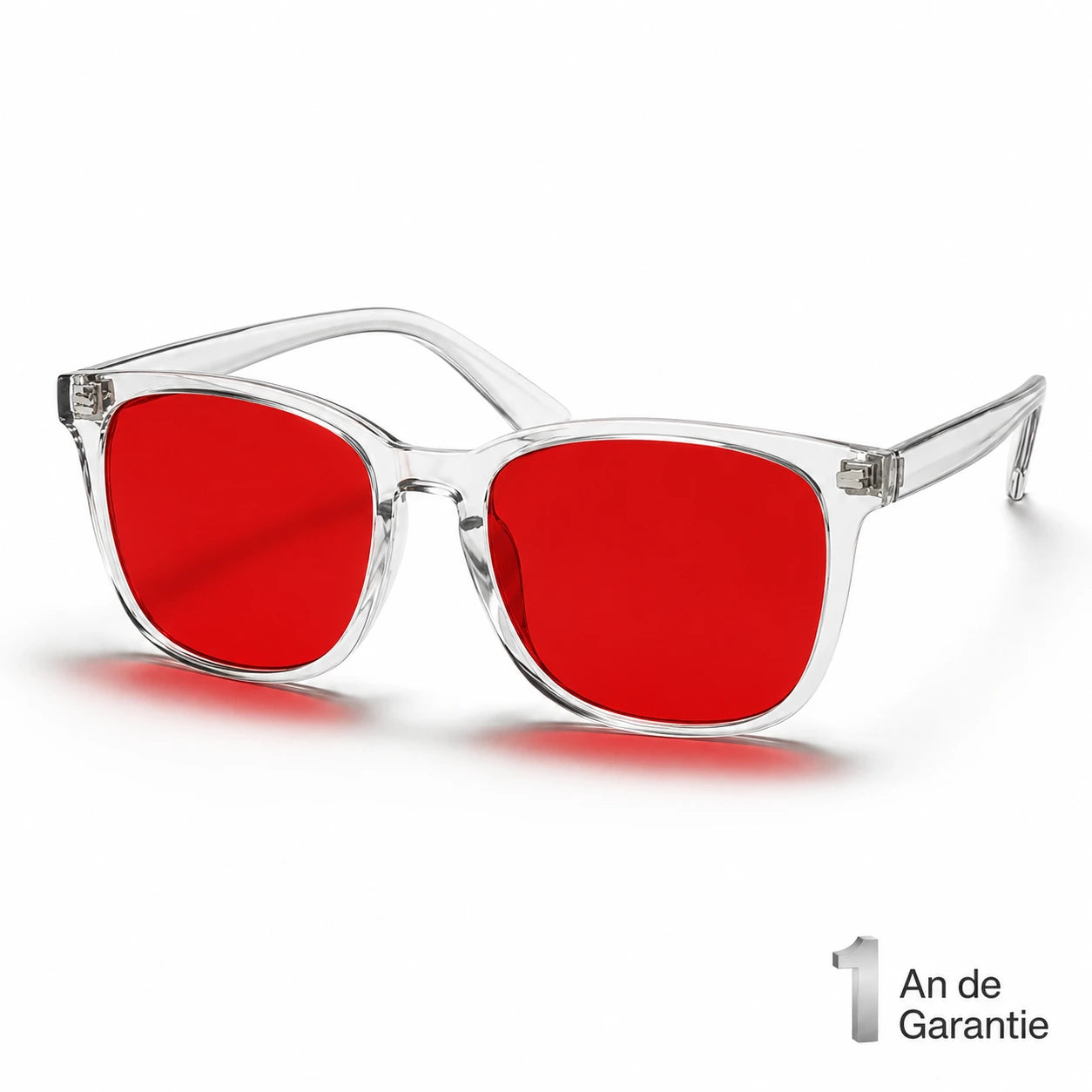 NightFlow™ Lunettes anti-lumière bleue unisexes à verres rouges